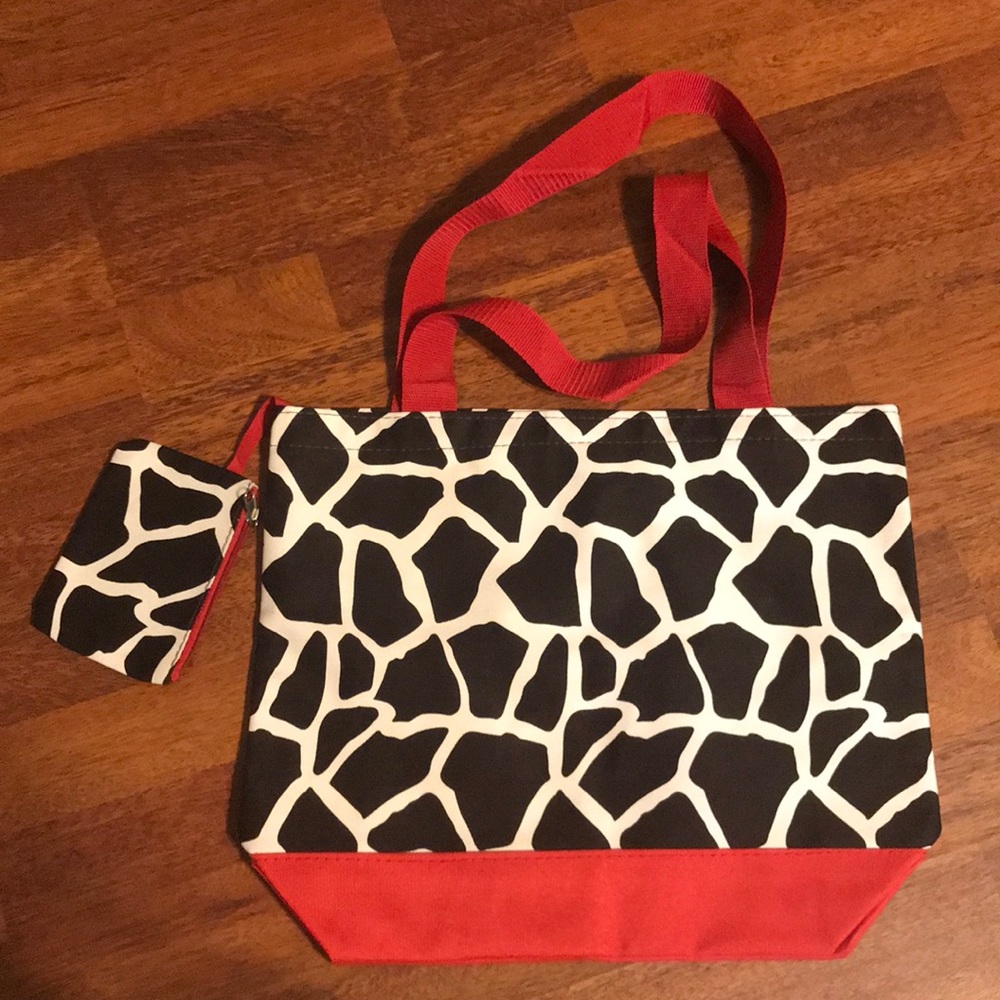 NWOT tote bag with attached coin pouch